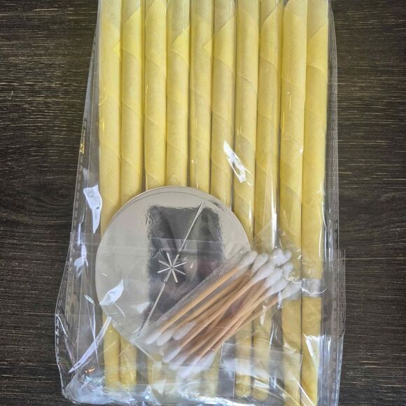 Ear Wax Burning Removal Kit, Includes Cotton Swabs, 10pc - New - Picture 3 of 4